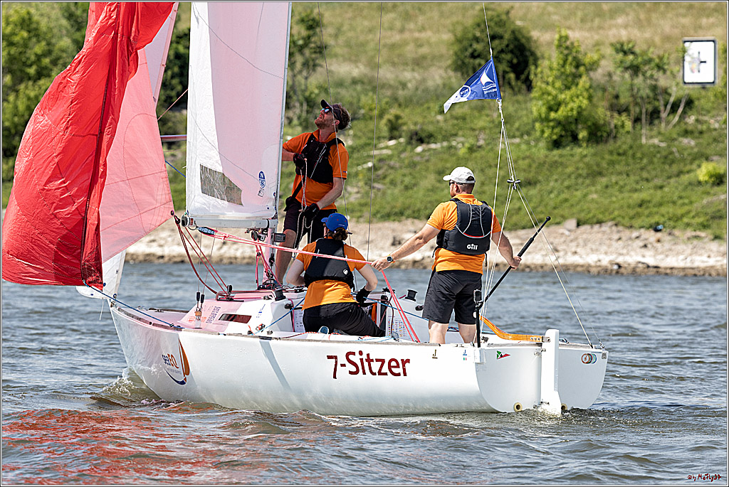 100 Jahre Rheinwoche 2022 - 4. Wettfahrt Duisburg - Wesel, 04.06.2022,